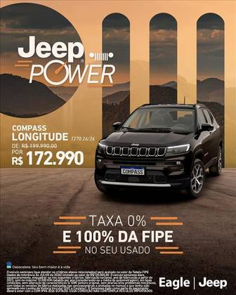 JEEP COMPASS 1.3 T270 TURBO FLEX LONGITUDE AT6